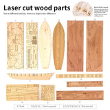 GAWEGM Wooden Ship Model Building Kits for Adults - 1/96 Scale Harvey 1847 Model Ships Assembled with Metal Accessory, for Collection, Teaching Exhibition, Ship Model Hobby, Assemble Expert GAWEGM