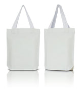 GiftExpress Pack of 26 Canvas Tote Bag Bulk, Cotton Totes for Embroidery, Crafting , DIY Projects, Bridesmaids Totes, Reusable Grocery Shopping Bags, 13 x 11 Inch(26 Pack) GiftExpress