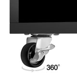 Yaheetech Black File Cabinet Large Mobile Storage Lateral Filing Cabinet with 2 Drawer and 4 Open Compartments,for Letter Size A4 Size, Printer Stand for Home Office, Black Yaheetech