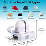 Danyco Hat Shaper Machine with Stiffening Spray – Adjustable Hat Care & Reshaping Device - Tool for Caps, Snapbacks, Fitted Hats – Fan Drying Tech for Shape Restoration & Preservation DANYCO