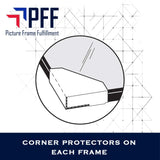 19.25x26.75 Puzzle Frame | Picture Frame | Poster Frame | 1.25 Inch Black Frame | Plexi Glass and Hanging Hardware Included PictureFrameFactoryOutlet