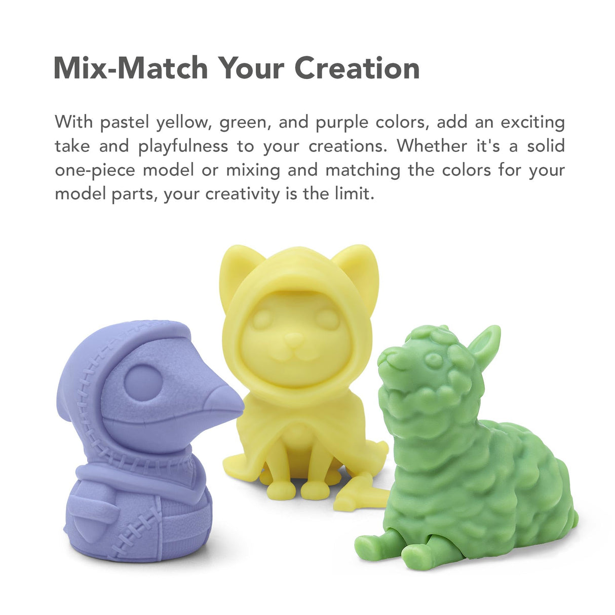 Phrozen Aqua Resin for 3D Printing, 405nm UV-Curing Photopolymer, Low Shrinkage, High Precision, Low Odor, Vivid Color, Non-Brittle, Fast Curing for LCD/DLP/SLA Printers (Macaroon-Purple, 1KG) phrozen