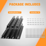 Ultrawall Overhead Garage Storage Rack, Heavy Duty Ceiling Storage Rack, 26 Inch Adjustable Ceiling Bin Storage System, 7 Sets for 6 Bins Ultrawall