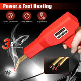 ATOLS Plastic Welder, 1000PCS Staples, Plastic Welding Kit, Hot Stapler Kit, Plastic Welder Gun Kit, Car Bumper Repair Kit, Plastic Repair Kit (Corded, Red) ATOLS