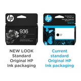 HP 936 Black Ink Cartridge | Works OfficeJet 9120 Series, OfficeJet Pro 9110, 9120, 9130 Series, OfficeJet Pro Wide Format 9730 Series | Eligible for Instant Ink | 4S6V2LN HP
