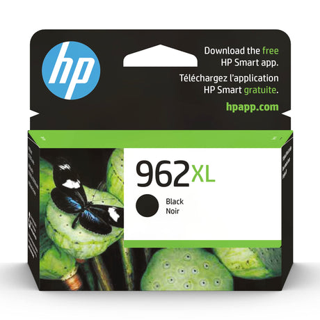 HP 962XL Black High-yield Ink Cartridge | Works with HP OfficeJet 9010 Series, HP OfficeJet Pro 9010, 9020 Series | Eligible for Instant Ink | 3JA03AN HP