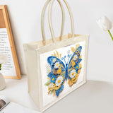 ARTopet DIY Diamond Art Painting Handbag Handmade Non-Woven Shopping Tote Bags with Replace Pattern Reusable Grocery Bag-Butterfly01 ARTopet