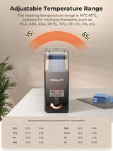 Creality Filament Dryer Box Pro, Upgraded 360° Heating with Fan, Dust & Moisture-Proof Storage, 3D Printer Filament Spool Holder, Dehydrator for 1.75mm/2.85mm PLA PETG ABS TPU Creality