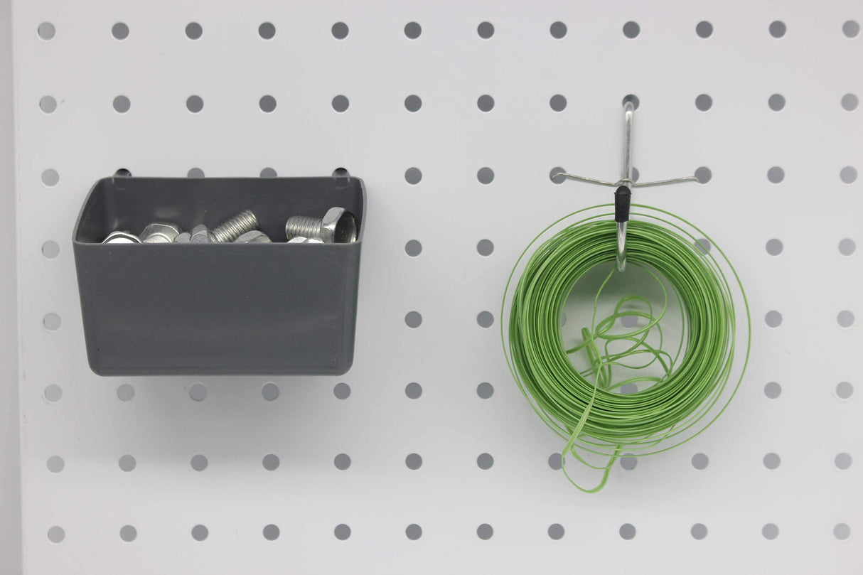 114 pcs Pegboard Hooks Assortment with Metal Hooks Sets, Pegboard Bins, Peg Locks for Organizing Storage System Tools NAVSEEK