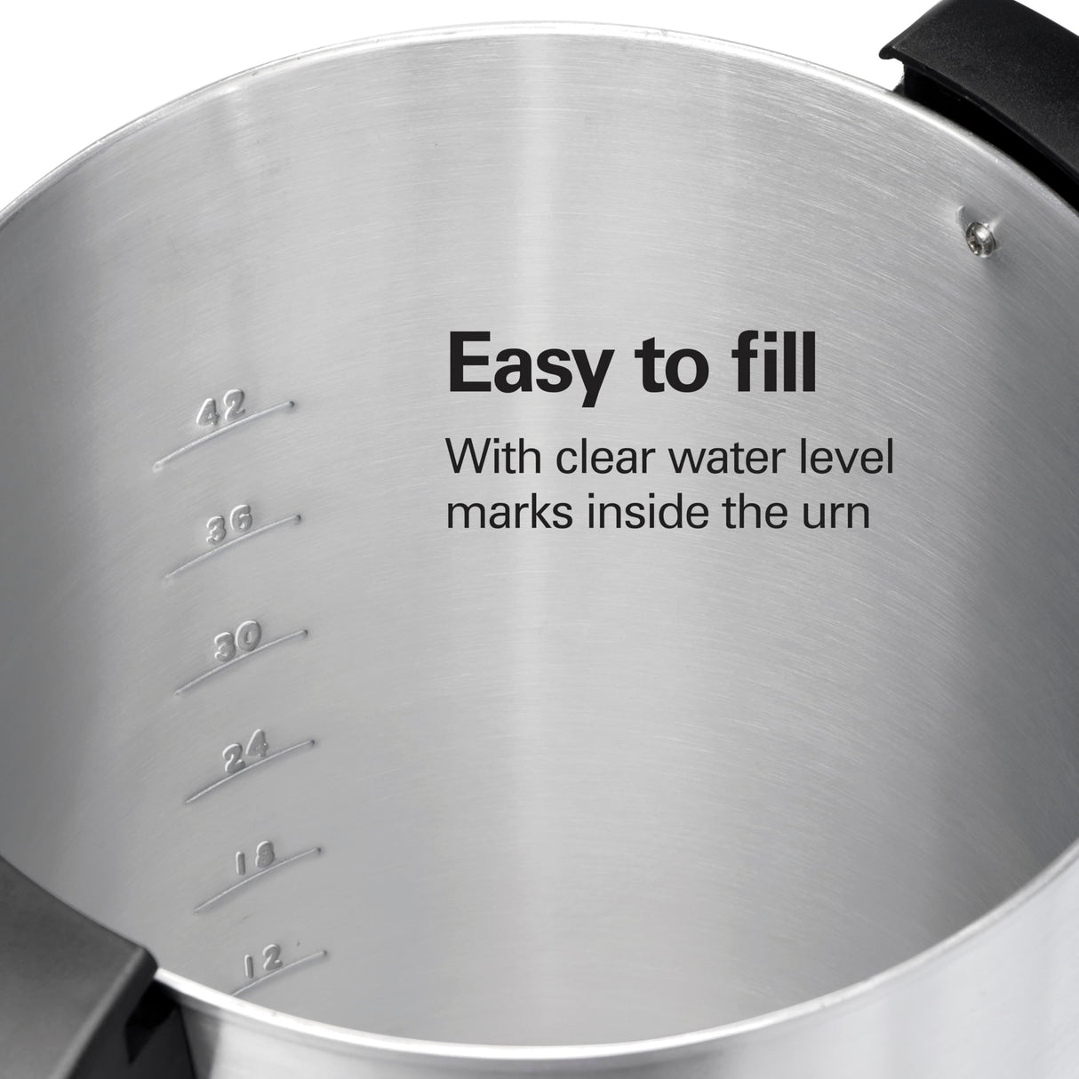 Hamilton Beach 45 Cup Coffee Urn and Hot Beverage Dispenser, Silver Hamilton Beach