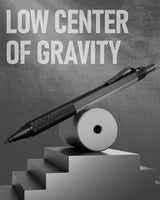 Four Candies Mechanical Graphite Pencil Set, 3pcs Black Metal Pencils with Anti-Skid Grip, Ideal for Artists, Professionals, Teachers and Students Four Candies