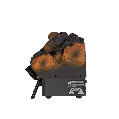 duraflame Electric Log Set 1,000 Sq Ft Heater, Faux Logs Insert with Infrared Flames for Existing Fireplaces, Remote Control Included