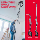 Drywall Sander, 710W Electric Sander with 6 Sanding Discs, Variable Speed 800-1700 RPM Wall Sander with 6.6ft Dust Hose, LED Lights, Extendable Handle & Carrying Bag Garvee