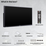 SYLVOX Outdoor TV, 55 inch Smart TV Waterproof Outdoor TVs, 4K Weatherproof Television for Outside, Support Google Assistant, Chromecast, 1000 nit Brightness Partial Sun (Deck Pro 2.0/2024) SYLVOX