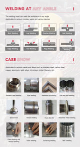 WTTTOOLS Laser Welding Machine 2000 W 2-in-1 Laser Welder 220V Handheld Fiber Laser Welding Gun Welding Beam Cleaner with Auto Wire Feeder for Metal Carbon Stainless Steel Aluminum Titanium Copper WTTTOOLS