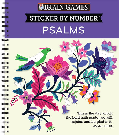 Brain Games - Sticker by Number: Psalms Publications International, Ltd.