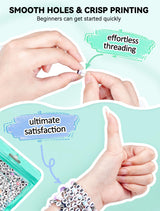 ARTDOT 800 Pieces Assorted Letter Beads for Friendship Bracelets Making Kit, 28 Styles Jewelry Making Supplies Alphabet Beads Set Preppy Crafts Art ARTDOT