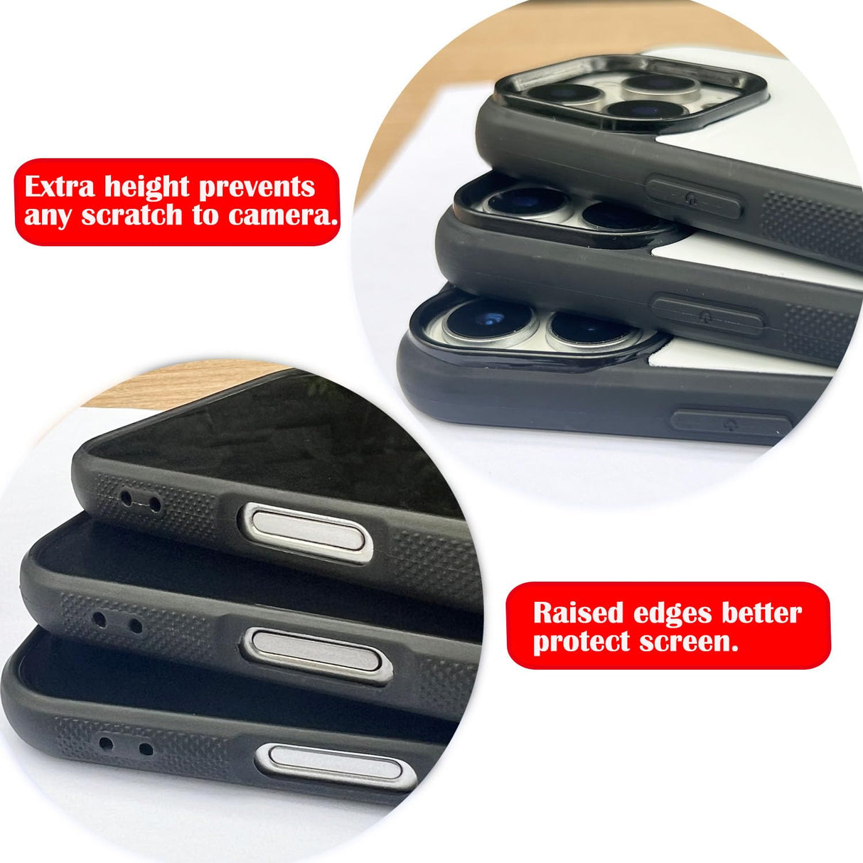 JUSTRY 5PCS Sublimation Phone Case Blanks Compatible with iPhone 16 Pro Max, 6.9", Wireless Charging Compatible, Easy to Sublimate DIY Customized Soft TPU Mobile Case with Tempered Glass Inserts JUSTRY