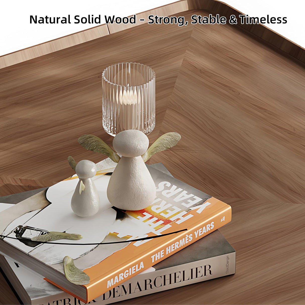 Luxury Walnut Wood Square Coffee Table with Large Hidden Storage, Expandable Tabletop Center Table for Living Room, Modern Accent Table with Drawers (39.37" Walnut Square Coffee Table) WuerQi