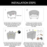 NILUOH Club Chair Slipcover Stretch Tub Chair Cover Barrel Chair Covers Armchair Covers Sofa Cover Furniture Protector for Living Room (05) NILUOH