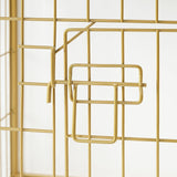 HOOBRO Dog Crate Furniture, 38.6" Large Dog Kennel Indoor, Wooden Dog Crate with Pull-Out Tray, Double Doors Dog House, Modern Side End Table for Small/Medium/Large Dog, White DW982GW03 HOOBRO