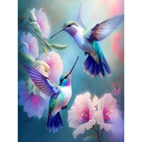 cdjlddww Hummingbirds Paint by Numbers for Adults, Birds Easy Acrylic Adult Paint by Number Kits, DIY Waterproof Birds Paint by Numbers on Canvas for Home Wall Decor Inch16X20 cdjlddww