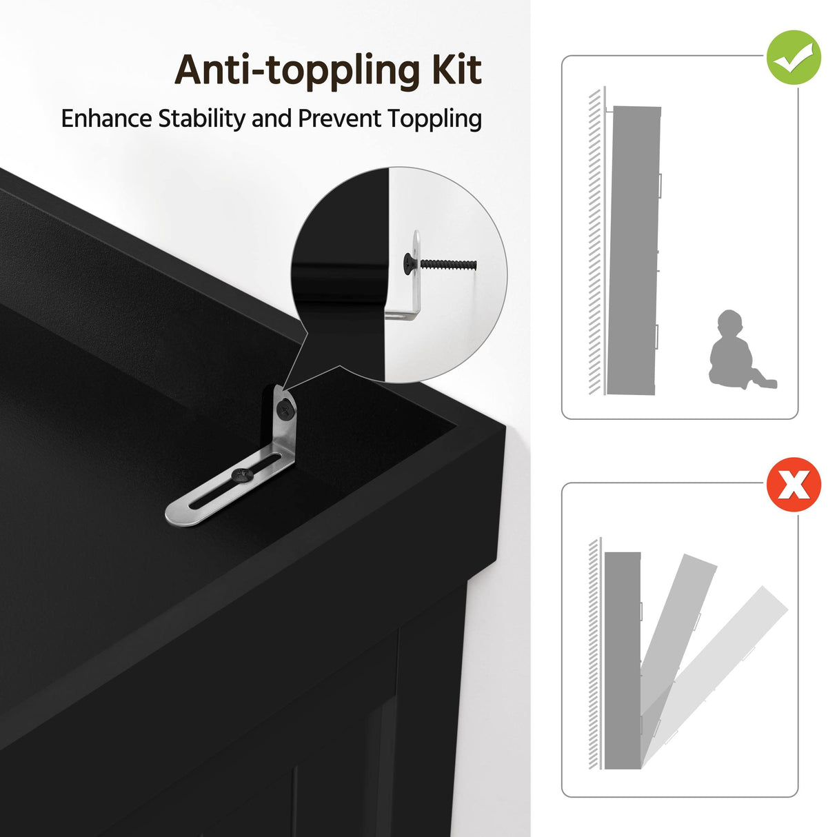 Yaheetech Kitchen Pantry Storage Cabinet with Drawer, Freestanding Pantry Cabinets with 2 Adjustable Shelves, 72.5" Tall Storage Cupboard for Yaheetech