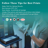 OYOWOOA 3D Printer Resin Water Washable High Precision 3D Printing Liquid 405nm Photopolymer Resin for LCD/DLP 3D Print (Red Wax, 1000g) OYOWOOA