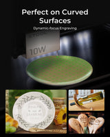 xTool S1 10w Laser Engraver, Acrylic Laser Cutter Machine with Air Assist for Laser Cutter, Laser Cutter Machine with xTool Laser Engraver Enclosure, xTool