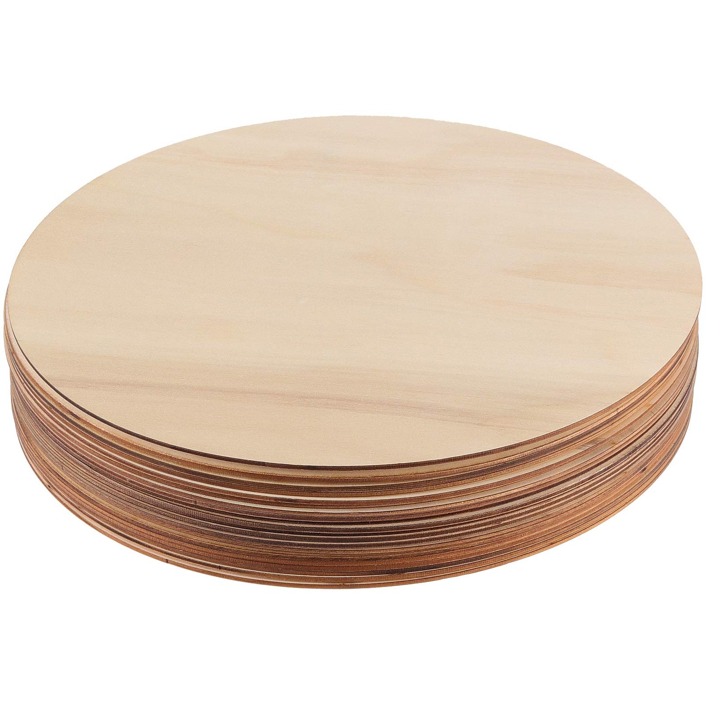 ZEONHAK 20 Pack 12 Inches Wood Circle for Craft, Natural Unfinished Wood Rounds, Round Wood Cutouts for Painting, DIY Craft, Decoration - WoodArtSupply