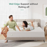 Novilla King Mattress, 10 Inch Foam Mattress, Double Air Zone King Size Mattresses with Flippable Design for Back & Side Sleeper, Tight Top Mattresses with Breathable Fabric Cover Novilla