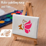 Felixcraft Stencils for Painting, 80PCS 3 Inch Plastic Small Stencils for Crafts Reusable, Rock Painting Stencils, Various Painting Stencils for Home Decor & DIY Projects Felixcraft