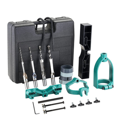 YUCHENGTECH Bench Drill Locator Set Woodworking Bench Mortiser Square Hole Chisel Drilling Machine Mortising Bench Drill Tool for Mortising Chisels YUCHENGTECH