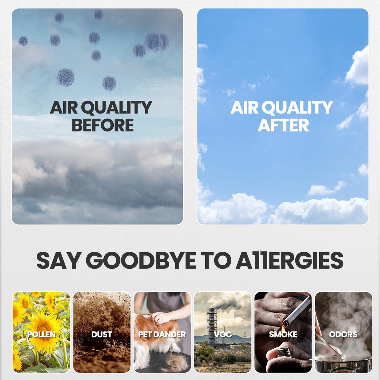 2 Pack FLT4825 True HEPA Filter B Replacement with Activated Carbon Pre-Filters Compatible with Guardian Air Purifier AC4825 AC4300 AC4800 AC4900 AC4850 isinlive