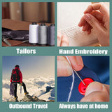 14 Pcs Sewing Seam Rippers, 2 Big and 2 Small Handy Stitch Ripper Sewing Tools with Embroidery Removal Tool, Tape Measure, Needle Threaders, Thimbles for Sewing Crafting Thread Removin Jneoace