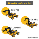 REX Evolution 8in1 Robotics Kit: Coding Robot Kit, Robotics Kit for Adults, Electronic DIY Smart Car Kit, 8 Model Robotics Set, Robot Kit robotistan