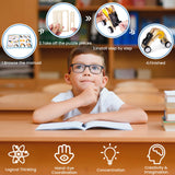 MindPal 5 in 1 Wood STEM Kits for Kids Age 8-10, Music Engineering Kits, Science Kits for Kids Age 8-12, Wooden 3D Puzzles, Building Kits Crafts Toys, for Boys Girls Age 8 9 10 11 12 MindPal