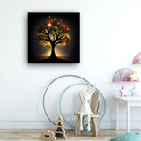 KINPLUB 5D Diamond Painting Kits for Adults, Glitter Tree of Life Diamond Art Kits for Adults Beginners, DIY Full Round Drill Paint by Diamonds, Home Wall Decor 12 x 12 Inch KINPLUB