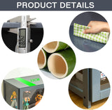 BYSIECD Curio Display Cabinet, Display Cabinet with 5-Tier Storage Shelves, Collectibles Toy Organizers Rack, Storage Cabinets and Bookcase for Playroom, Trophy Display Case BYSIECD