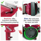 Housolution Universal Table Vise 3 Inch, 360°Swivel Base Bench Clamp Home Vise Clamp-On Vise Repair Tool Portable Work Bench Vise for Woodworking, Housolution