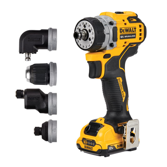 DEWALT XTREME(TM) 12V MAX* Brushless Cordless 5-in-1 Drill/Driver Kit (DCD703F1) - WoodArtSupply