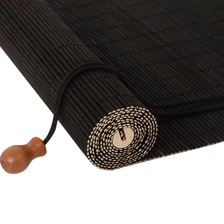 HIAPES Custom Size Bamboo Blinds for Interior Windows & Bamboo Shades for Indoor Windows, Easy Install Roller Shades for Outdoor Patio, Living Room, Bedroom HIAPES