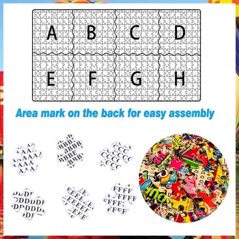 YINSHENG Jigsaw Puzzles for Adults 1000 Piece Puzzle for Adults 1000 Piece - Crazy Candy - Jigsaws Puzzles 1000 Piece For Adults Kids Educational Game Toys Gift for Home Wall Decoration (27.6"x 19.7") YINSHENG