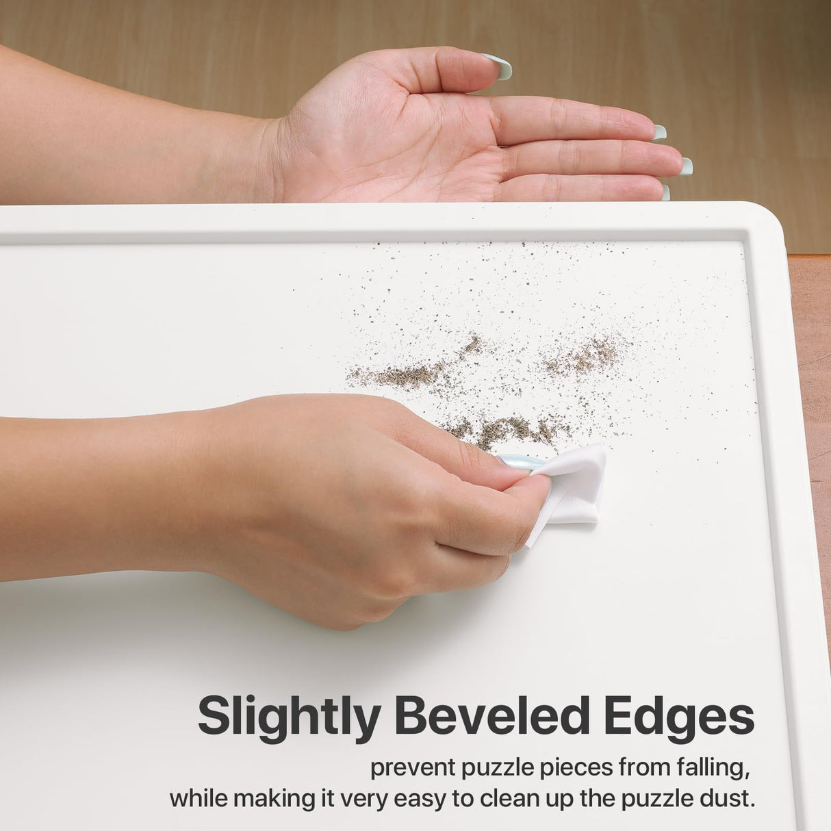 Playboda 1000 Pieces Rotating Plastic Puzzle Board with Drawers and Cover, 30"x22" Portable Jigsaw Puzzle Table for Adults, Lazy Susan Spinning Puzzle Boards Playboda