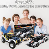 WisePlay Model Cars to Build for Adults and Kids 8-12 Year - STEM Projects for Kids Ages 12-16 Year - Build Your Own Remote Control Car - STEM Kits and Great Gift for Easter WISEPLAY
