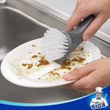MR.SIGA Pot and Pan Cleaning Brush, Dish Brush for Kitchen, Pack of 2 MR.SIGA