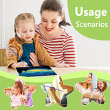 Reivworl Framed Paint by Numbers Kit for Adults Beginner & Kids Ages 8-12, Elephant Paint by Number with Frame and Easel, Painting by Numbers for Gifts and Home Decor (10X10Inch) Reivworl