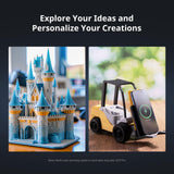 Anycubic Kobra 3 3D Printer Only, Max 600mm/s High Speed, Multicolor Printing Requires Additional Anycubic ACE PRO, Upgraded Details Easy and Smooth, 4.3" Adjustable Touchscreen 250*250*260mm Size ANYCUBIC