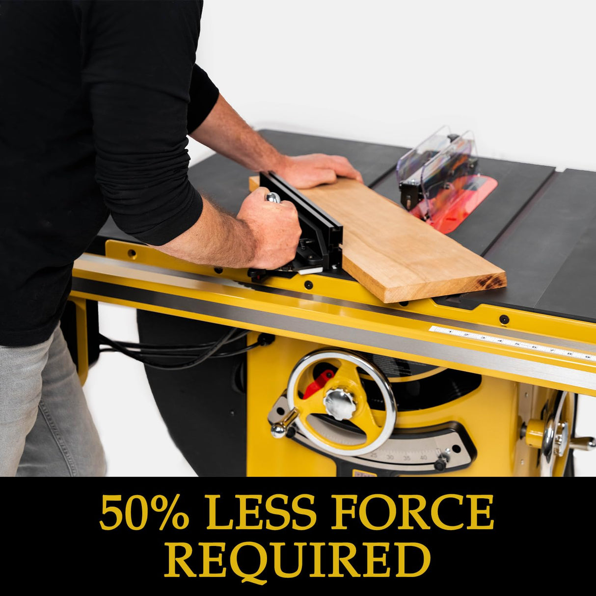 Powermatic 10-Inch Table Saw with ArmorGlide, 50-Inch Rip, Router Lift, 5 HP, 1Ph 230V (Model PM2000T) Powermatic