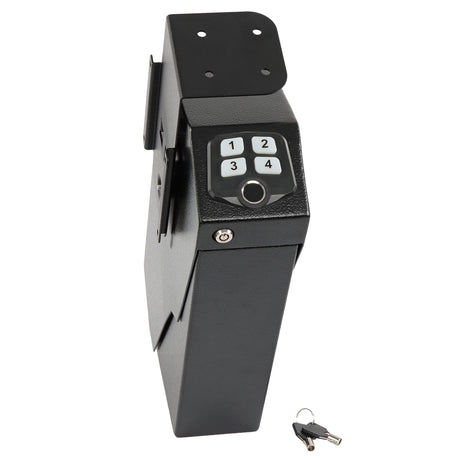 Tactical45 Passcode Protected Quick Access Bedside Gun Safe for Pistols - Biometric Gun Safe for Handgun - Hidden Gun Storage Single Firearm Safe Tactical45